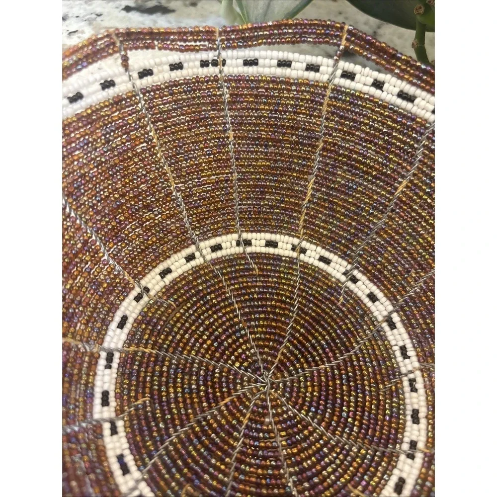 Beautiful Hand Crafted African Beaded Small 7
